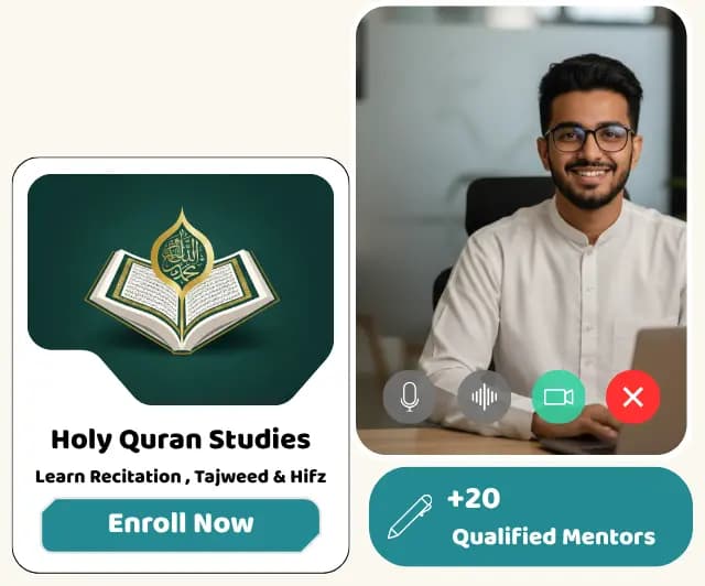 Students learning Quran and Arabic online